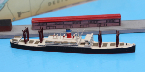 Passagierfrachter "President Roosevelt" weiße Decks (1 St.) USA 1922 Navis NM 905